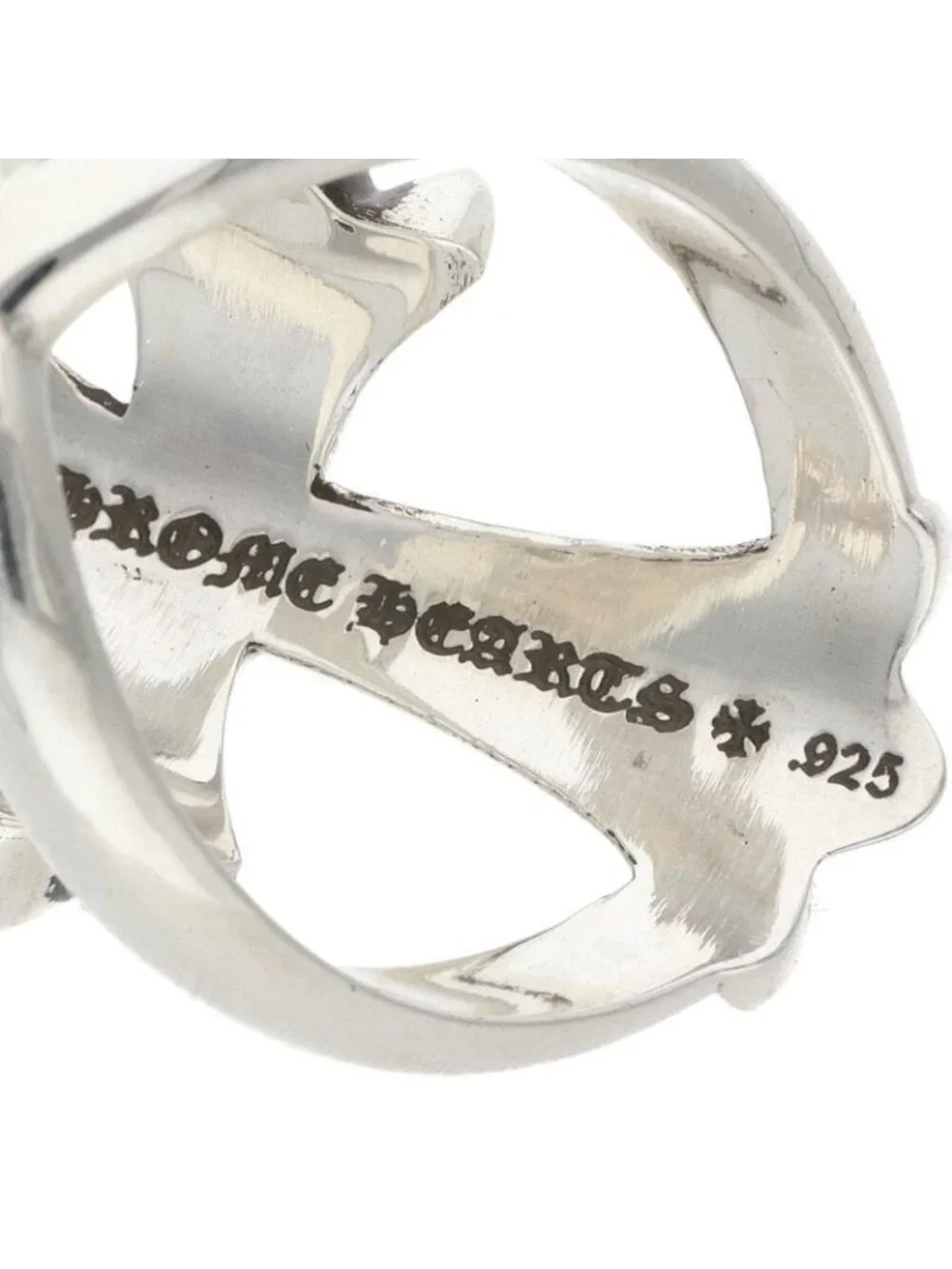 Chrome Hearts Infinity CH Cross Silver Ring